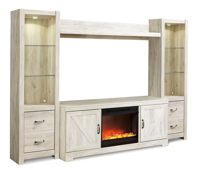 Bellaby 4-Piece Entertainment Center with Fireplace