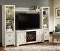 Bellaby 4-Piece Entertainment Center with Electric Fireplace