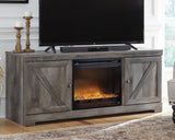 Mueble para TV Wynnlow de 63" con chimenea eléctrica