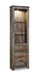 Trinell 63" TV Stand with Electric Fireplace - Brown/Beige