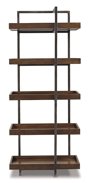 Starmore 70" TV Stand with Electric Fireplace - Brown/Beige