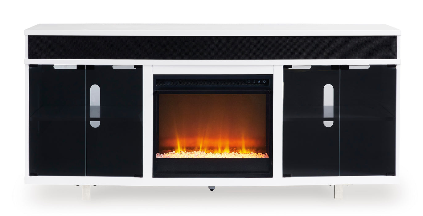 Gardoni 72" TV Stand with Electric Fireplace