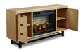 Freslowe TV Stand with Electric Fireplace