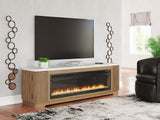 Mueble de TV Camdill de 80" con chimenea eléctrica