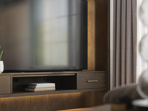 Darimore TV Wall Console - Burnished Brown