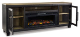 Foyland 83" TV Stand with Electric Fireplace