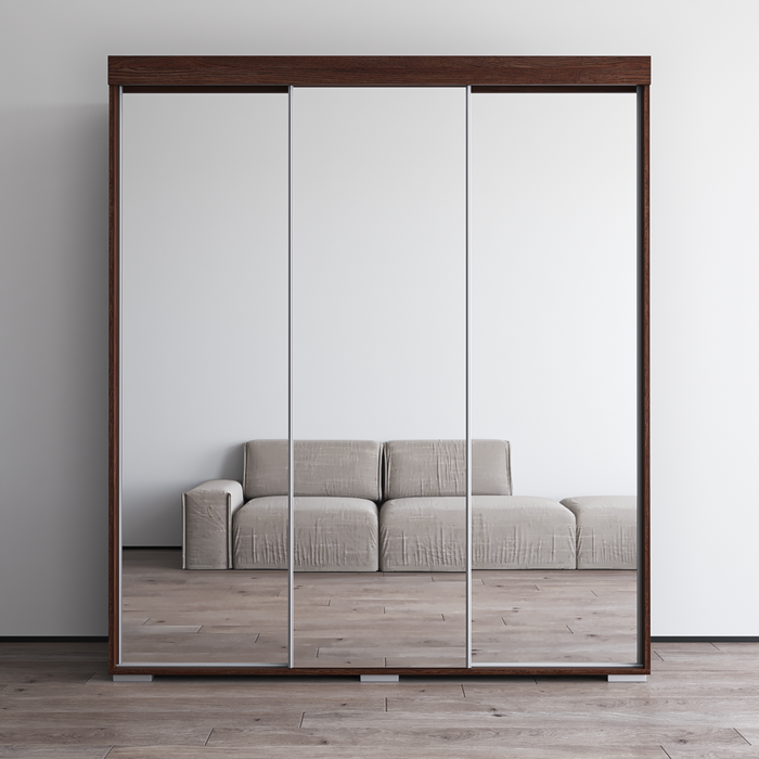 Aria 3D Wardrobe with All Mirror