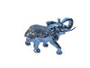 Ambrose Delightfully Extravagant Chrome Plated Elephant with Embedded Crystal Saddle (11.5L x 5W x 8.5H)