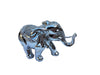 Ambrose Delightfully Extravagant Chrome Plated Elephant with Embedded Stone Saddle (12L x 6W x 7.5H)
