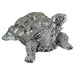 Ambrose Diamond Encrusted Chrome Plated Turtle (14L x 10.5W x 7H)