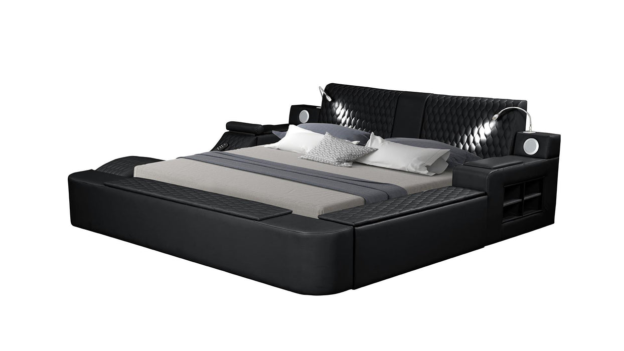 Zoya Bed – Zoya Queen Bed Black by Galaxy Home Furnishings