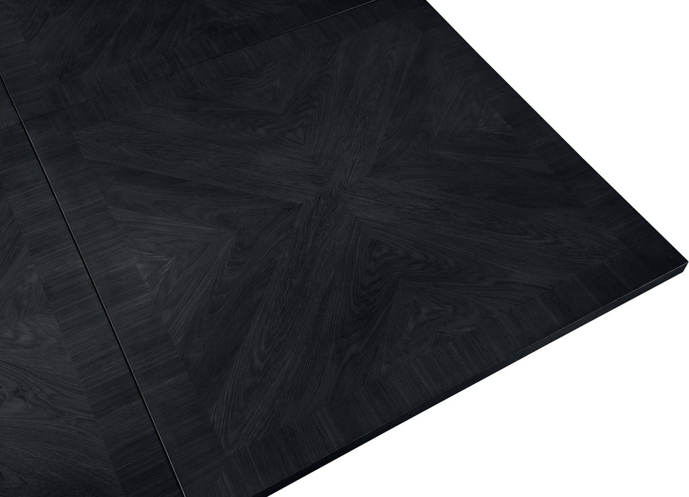 Belinda 108" Solid Wood And Oak Veneer Modular Dining Table