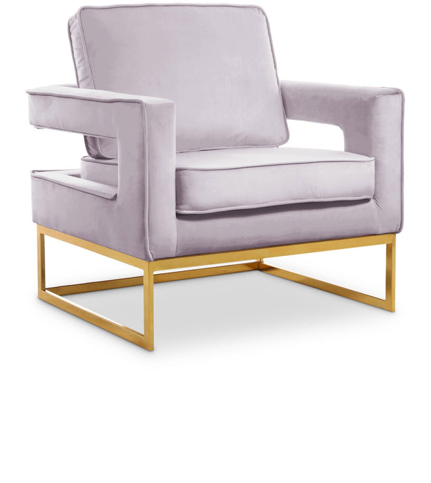 Noah Velvet Upholstered Accent Chair
