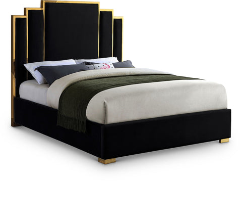 Cama tapizada de terciopelo Hugo