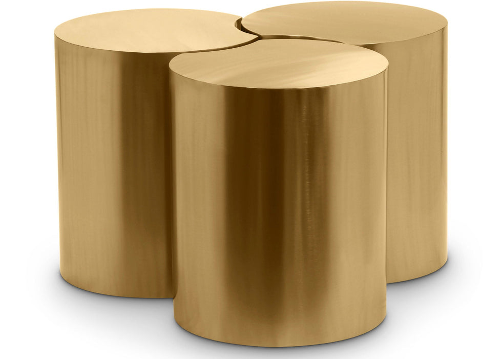 Dimple Iron Nesting 3pc. Modular Coffee Table