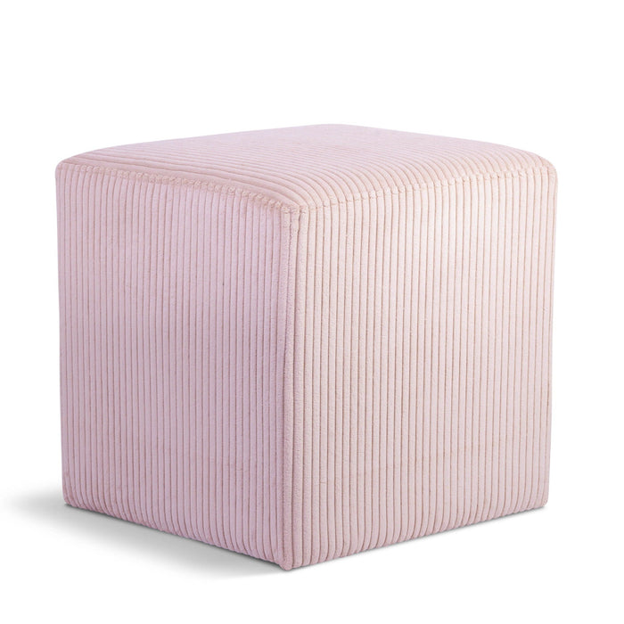 Roy Microsuede Fabric Upholstered Stool