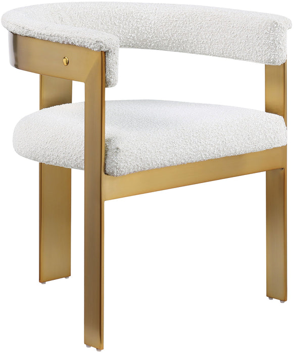 Romeo Boucle Fabric Upholstered Dining Chair