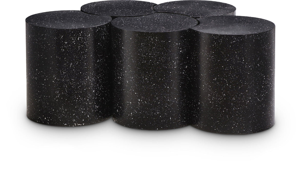 Dimple Terrazzo Pattern Iron Nesting 5pc. Modular Coffee Table