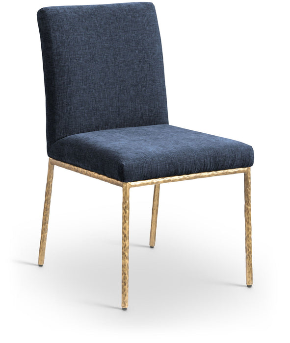 Reeves Chenille Fabric Upholstered Dining Side Chair