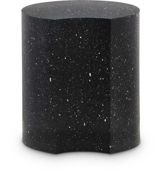 Dimple Terrazzo Pattern Iron End Table