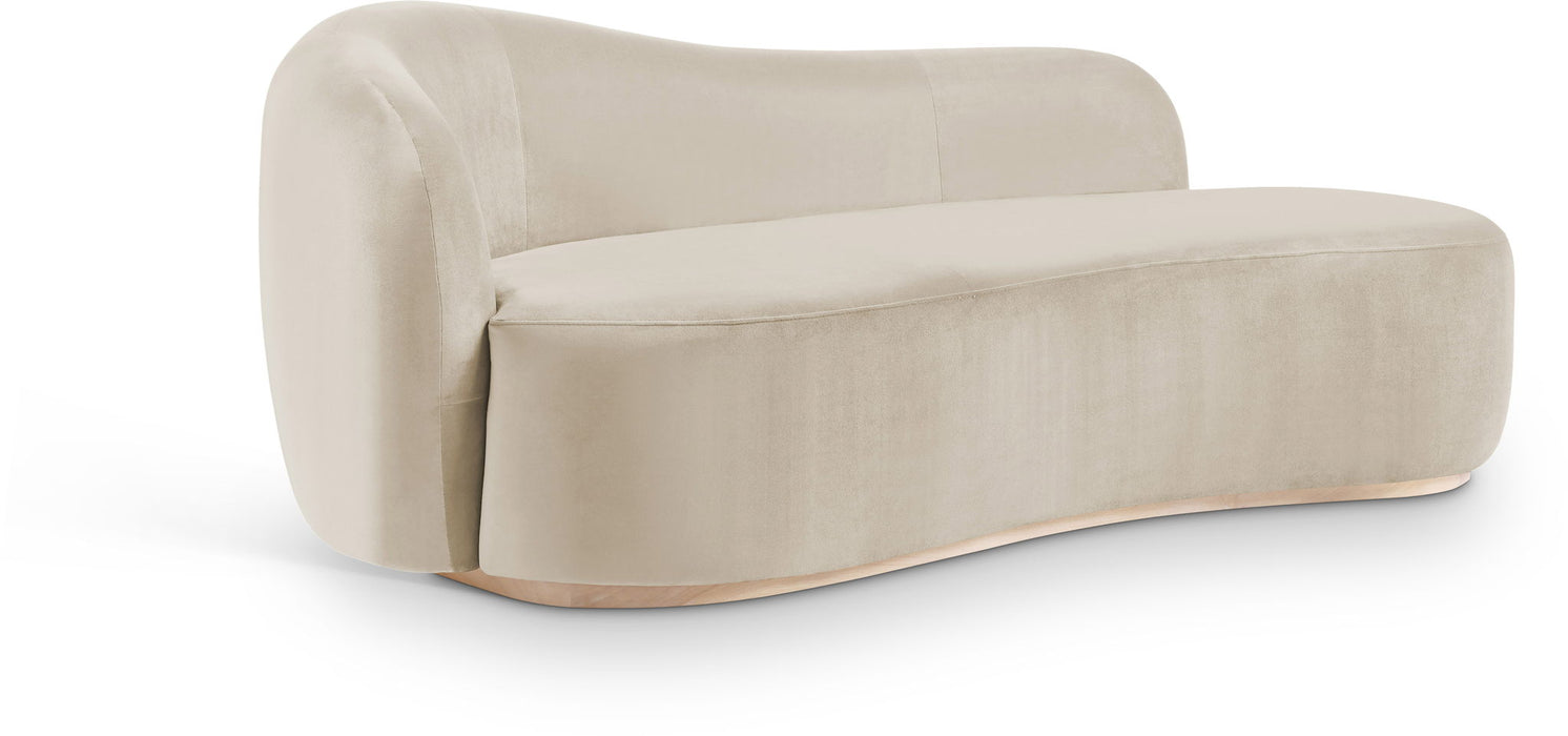 Gustavo Velvet Upholstered Chaise Lounge