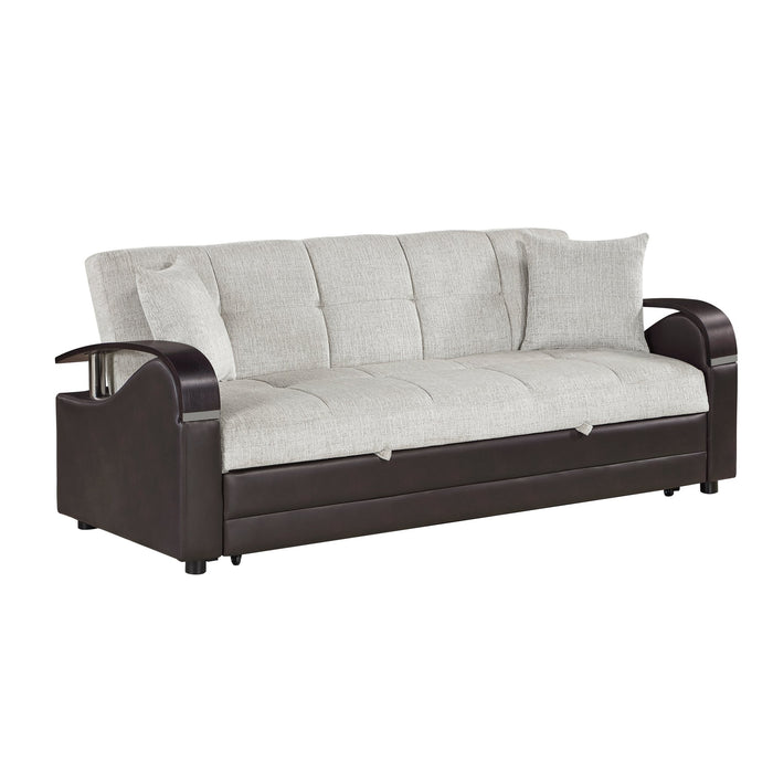 8429BE Sofa with Pull-out Bed and Click Motion Back