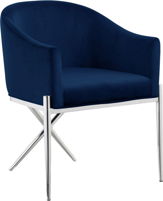 Xavier Velvet Upholstered Dining Chair
