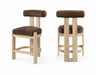 Arienzo Velvet Performance Fabric Upholstered Counter Stool