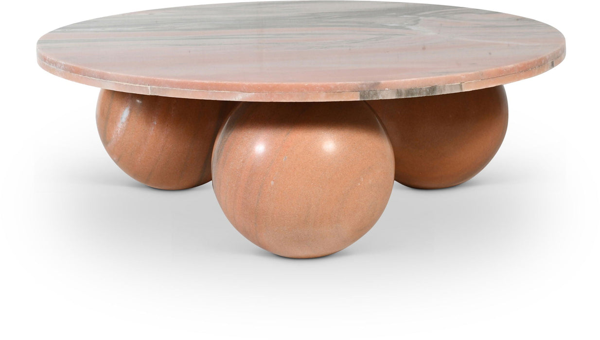 Spherical Genuine Marble Coffee Table