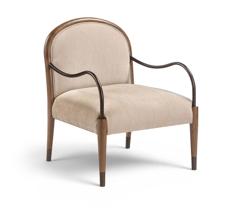 Silla tapizada de tela Cambria