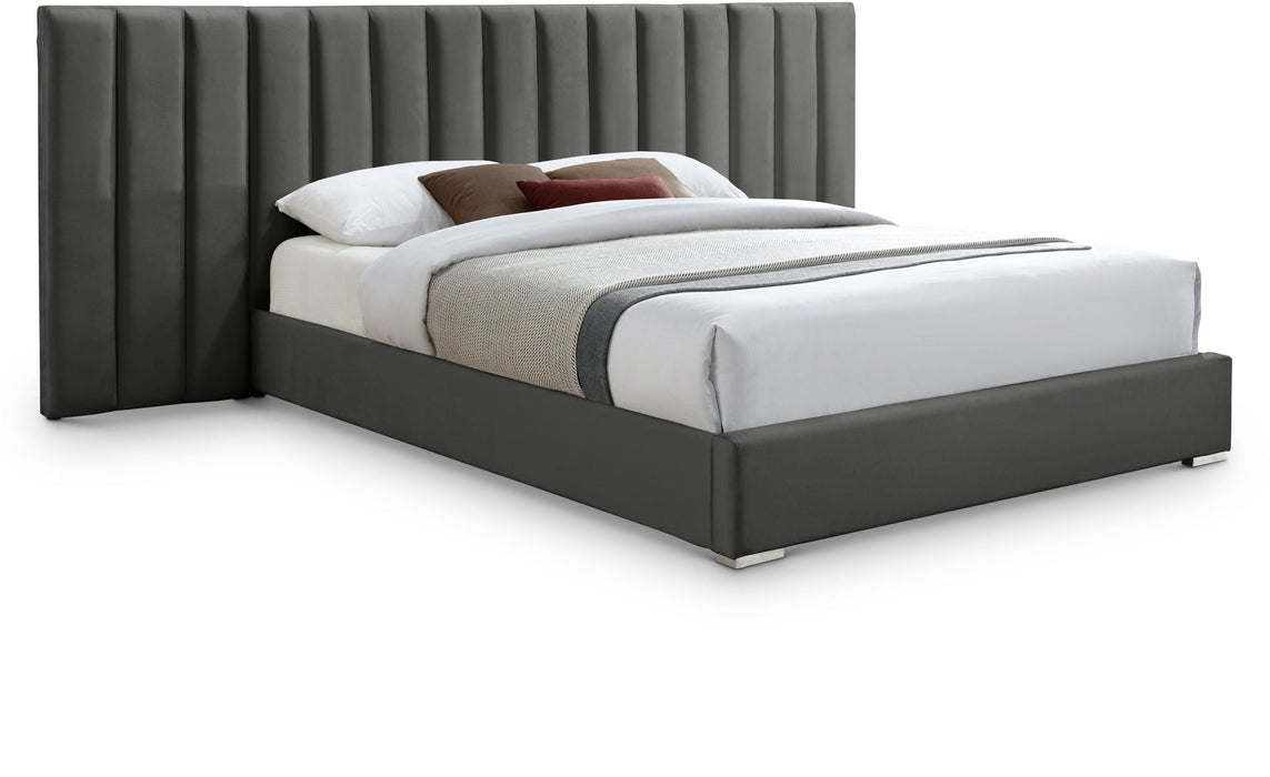 Pablo Velvet Upholstered Bed