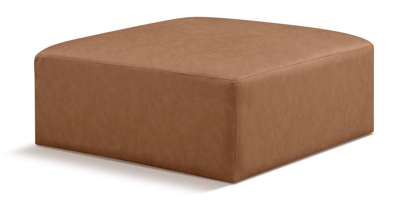Cube Vegan Leather Modular Ottoman