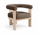 Arienzo Velvet Performance Fabric Upholstered Chair