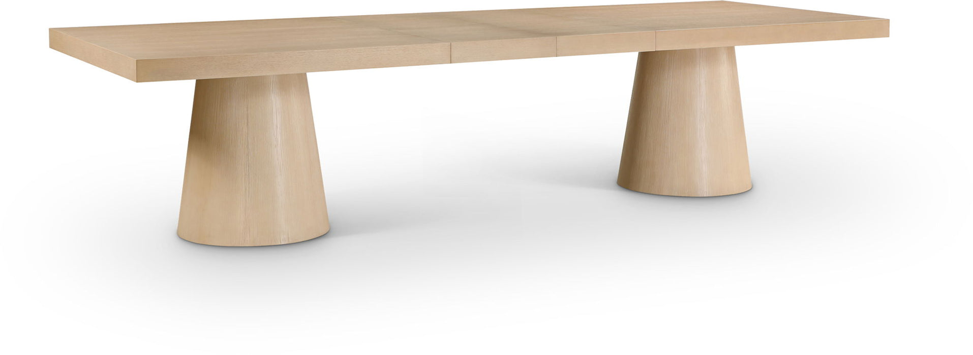 Tavolo 95" / 113.5" / 132" Oak Wood Extendable Dining Table