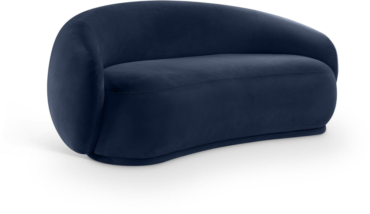 Loveseat tapizado de terciopelo Emery de 77"