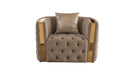 Naomi Accent Chair – Naomi Chair Taupe - C by Galaxy Home Furnishings