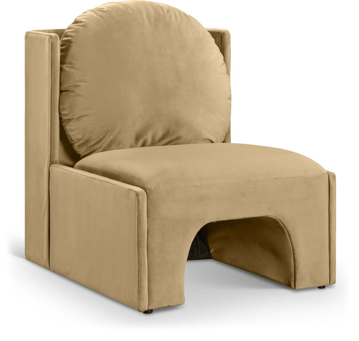 Sigma Velvet Upholstered Accent Chair