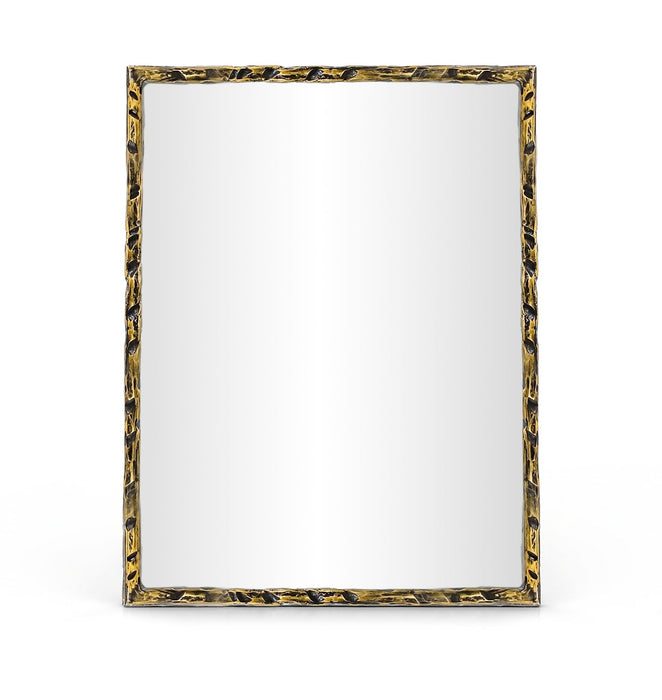 Hammer 48" W X 36" H Iron Frame Mirror