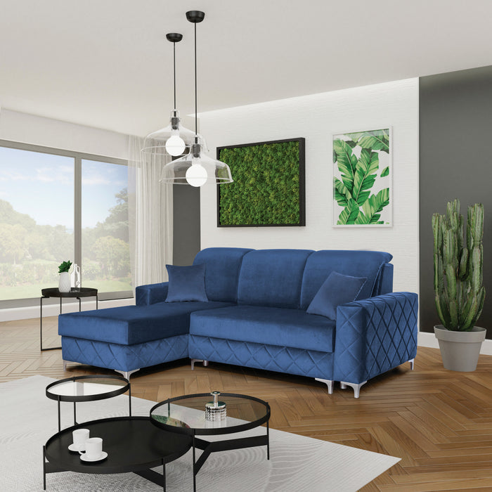 ALFREDO MINI BLUE LEFT-By Skyler Furniture