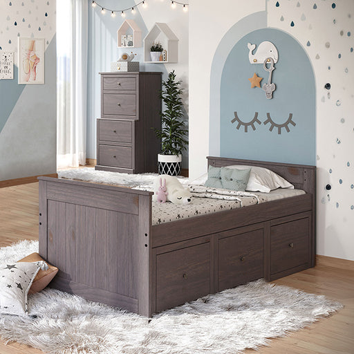 Marinos Captain Bed - Gray