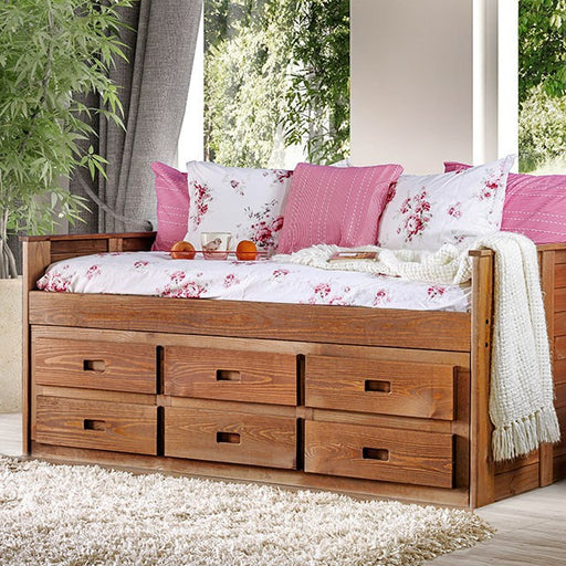 Lia Captain Bed - Mahogany