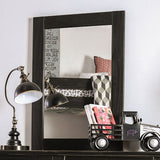 Ampelios Mirror - Wire-Brushed Black
