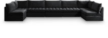 Jacob 177" Velvet Upholstered 7pc. Modular Sectional