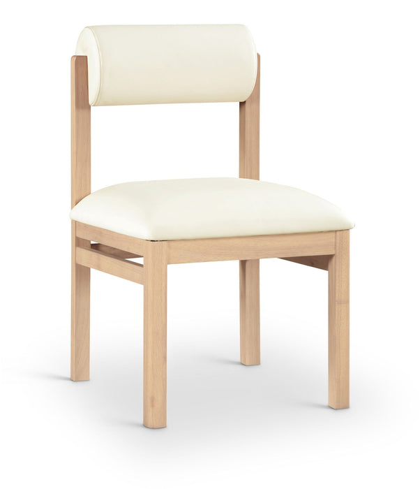 Roundhill Vegan Leather Upholstered Dining Chair