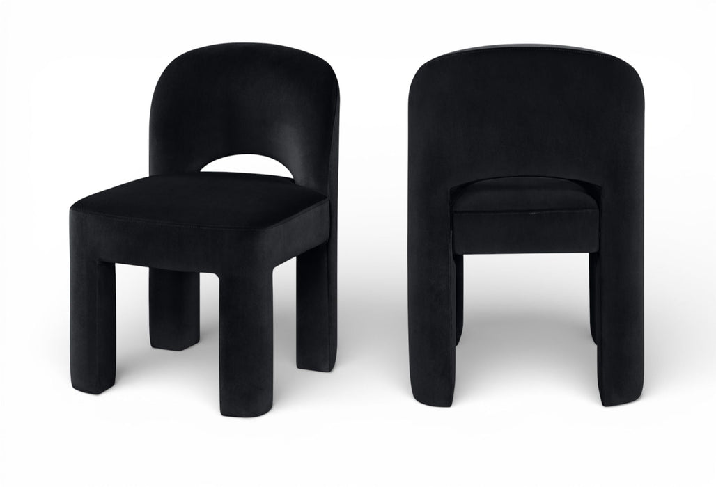 Celine Velvet Performance Fabric Upholstered Dining Chair