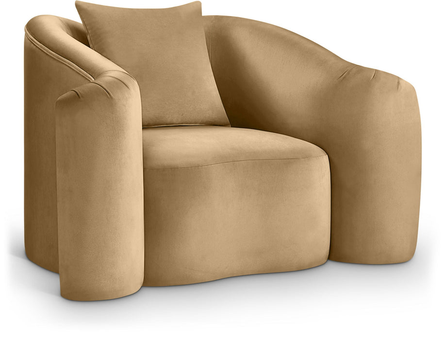 Destin Velvet Upholstered Accent Chair
