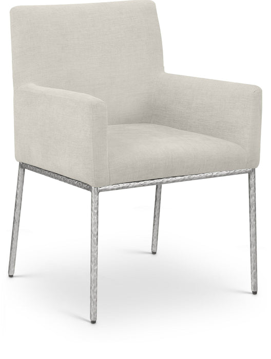 Reeves Chenille Fabric Upholstered Dining Chair