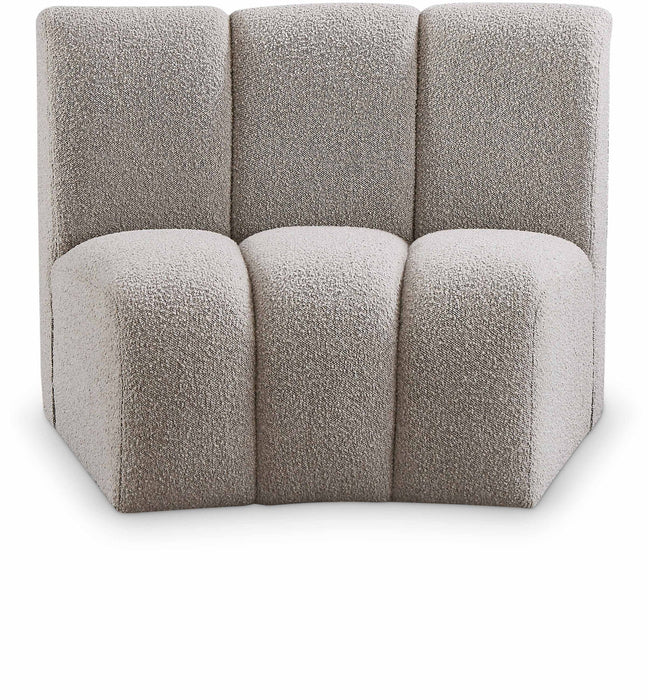 Infinity Boucle Fabric Upholstered Modular Chair