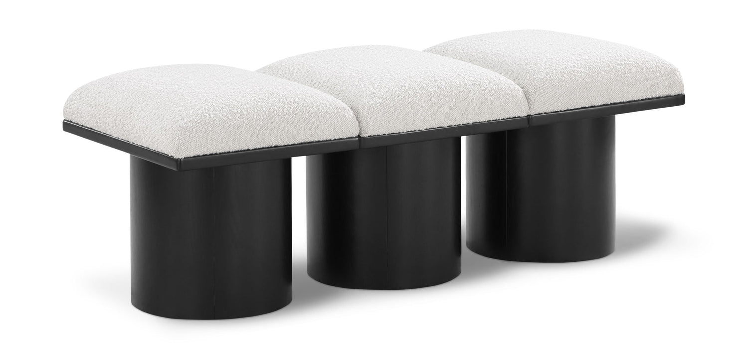 Pavilion Boucle Fabric Upholstered 3pc. Modular Bench