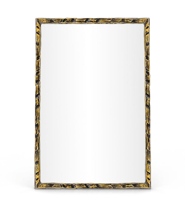 Hammer 24" W X 36" H Iron Frame Mirror